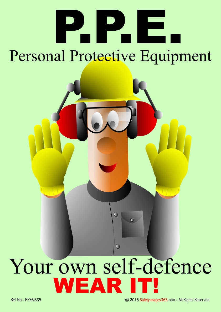 PPE Safety Posters P P E Personal Protective Equipment Safety Posters